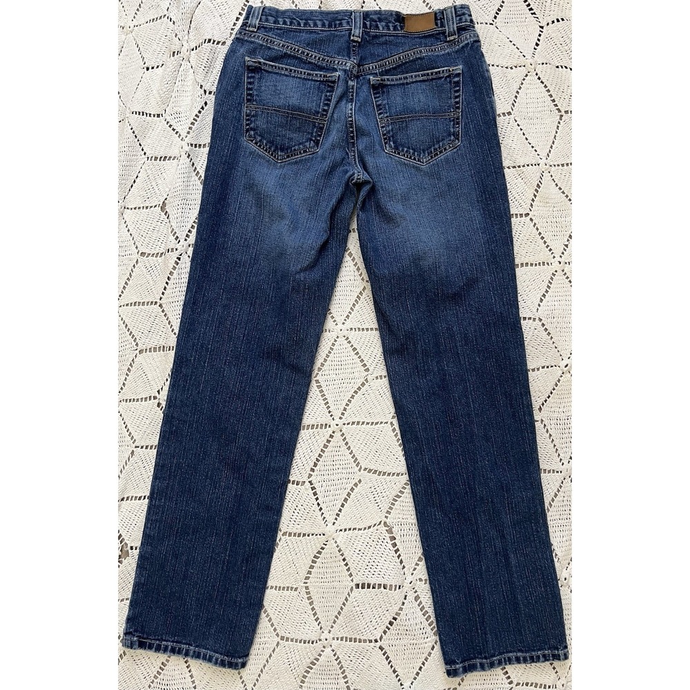 100 % Cotton Tommy Hilfiger Boyfriend Jeans Dark Wash Denim Size 4 USA Classic - Picture 2 of 9